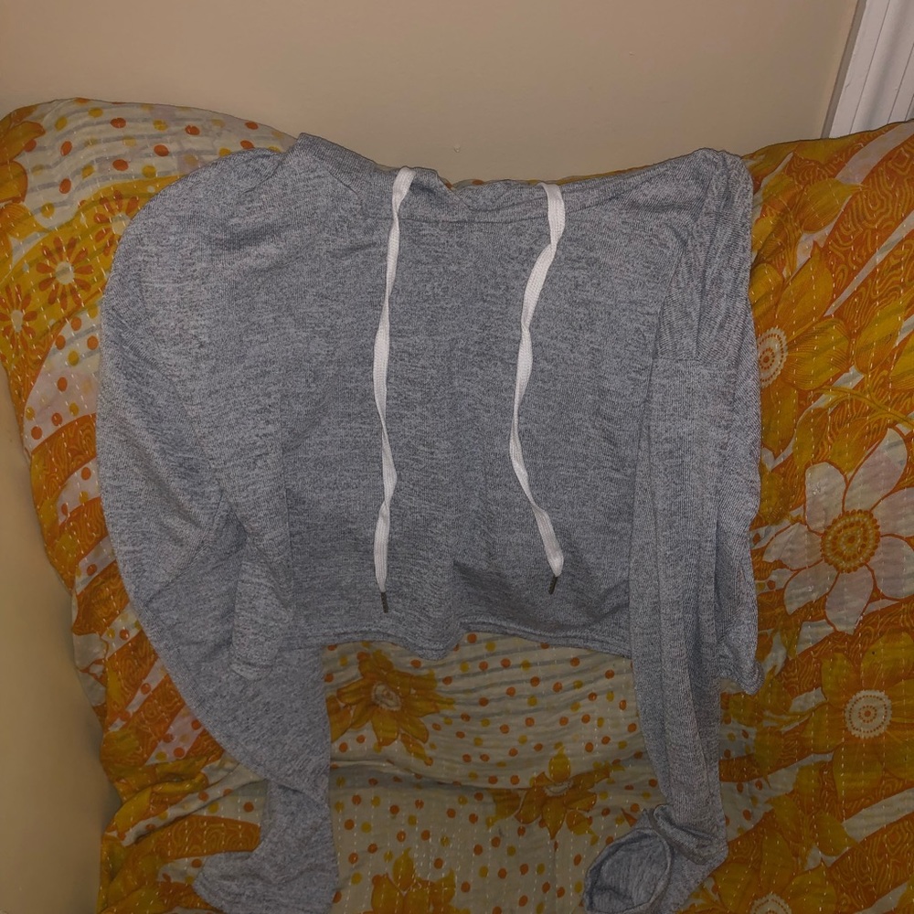 Cropped Lounge Hoodie